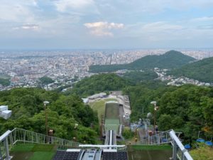 大倉山展望台からの眺め