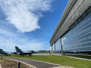 三沢航空科学館の外観