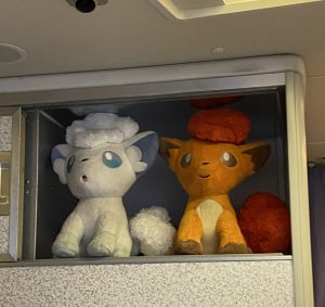 ロコンジェットでお出迎えするロコンたち