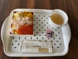 道の駅ウトナイ湖のカニ飯弁当