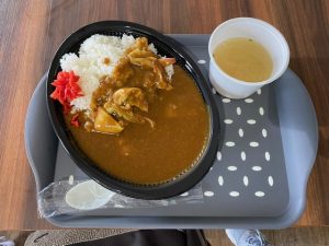 道の駅ウトナイ湖のホッキ貝カレー