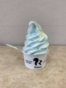 道の駅流氷街道網走で食べられる流氷ソフト