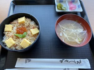 道の駅流氷街道網走で食べられるカニ飯