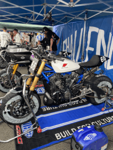 CHALLENGERブースにあるバイクたち