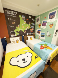 AIRDO・キュンちゃんコラボルーム室内