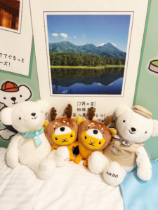 ベアドゥとキュンちゃんのぬいぐるみ